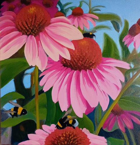 Buzzing by Catherine Pumphrey, 絵画 for Sale on Singulart