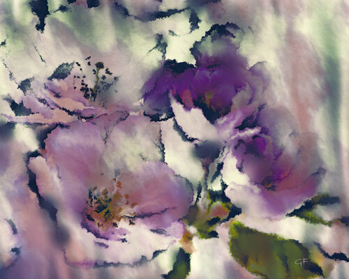 Dissolving Garden by Gunta Frīdenberga, Digital for Sale on Singulart