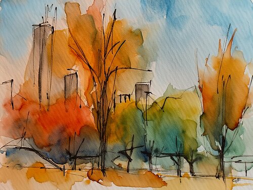 Autumn Pulse von Gunta Frīdenberga, Digital kaufen auf Singulart
