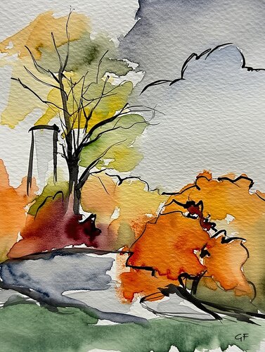 Whispers Beneath the Leaves von Gunta Frīdenberga, Digital kaufen auf Singulart