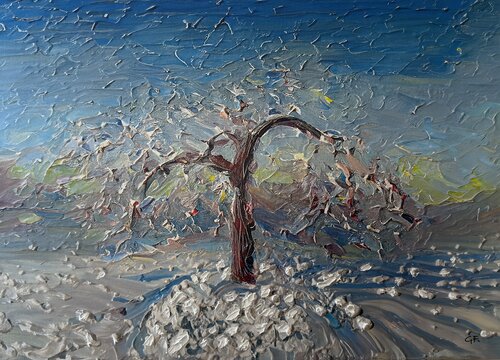 Winter Orchard Dream de Gunta Frīdenberga, Digital a la venta en Singulart
