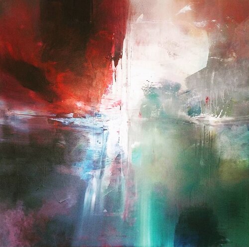 PAISAJE ABSTRACTO "de Llanes a Comillas" by Jose Fdez-Cavada, Painting for Sale on Singulart