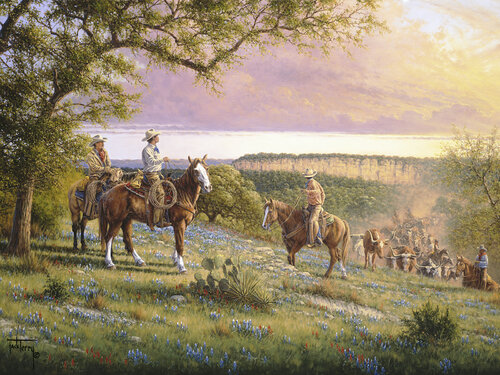 Whisper Valley Roundup by Jack Terry, Print for Sale on Singulart