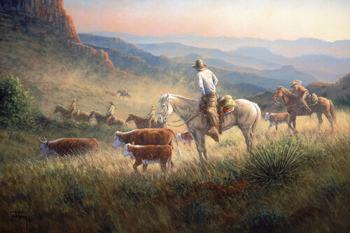 End of a Long Day by Jack Terry, Print for Sale on Singulart