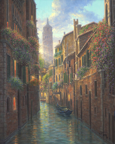 Venetian Sunset by Jack Terry, Print for Sale on Singulart