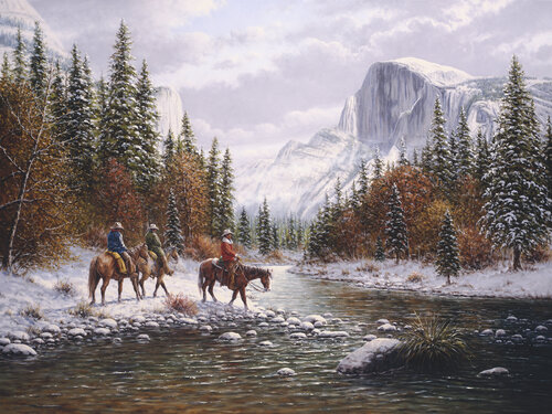 Morning on the Merced von Jack Terry, Druck kaufen auf Singulart