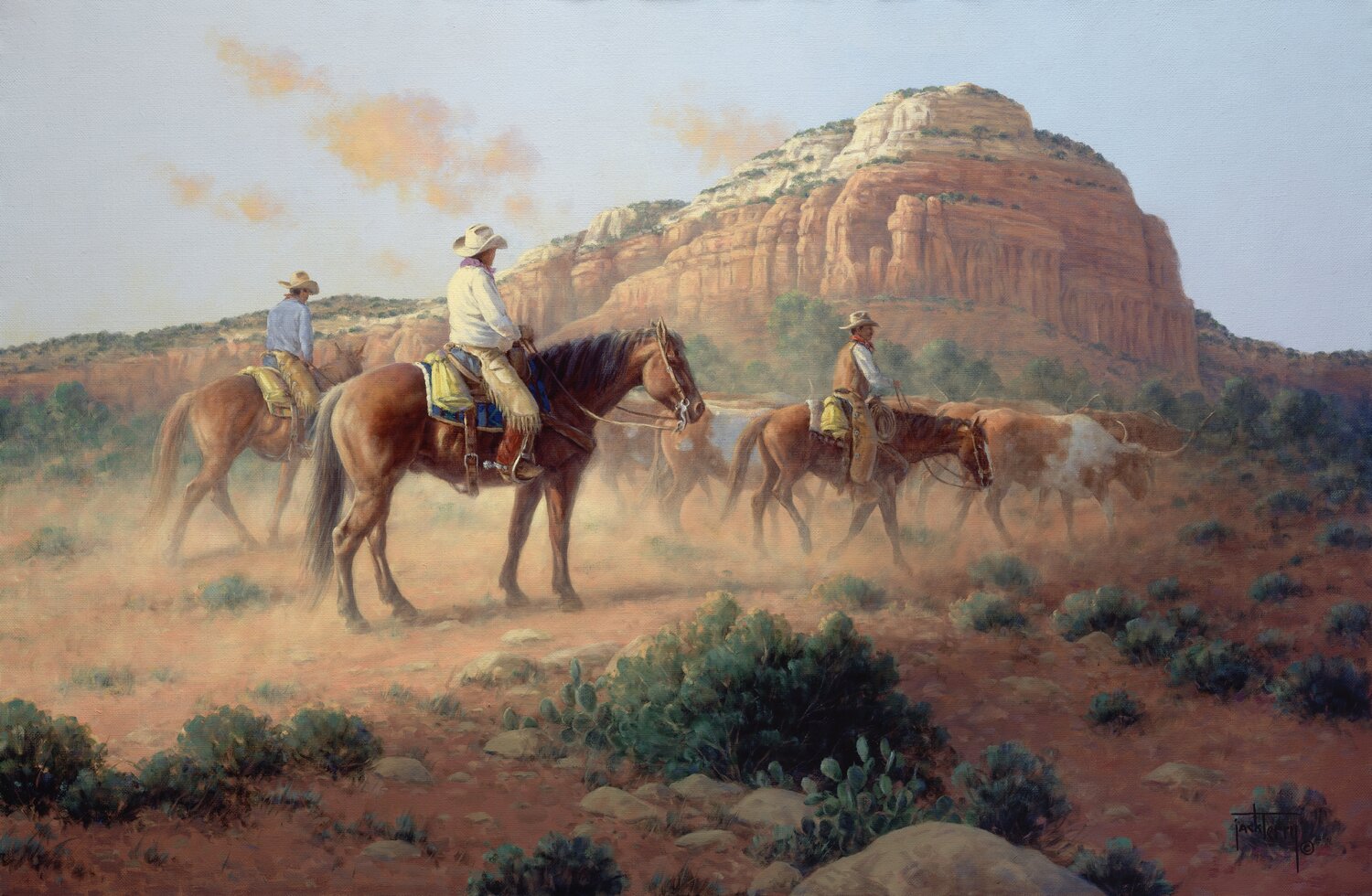 Red Rock Roundup Jack Terry Druck zu verkaufen