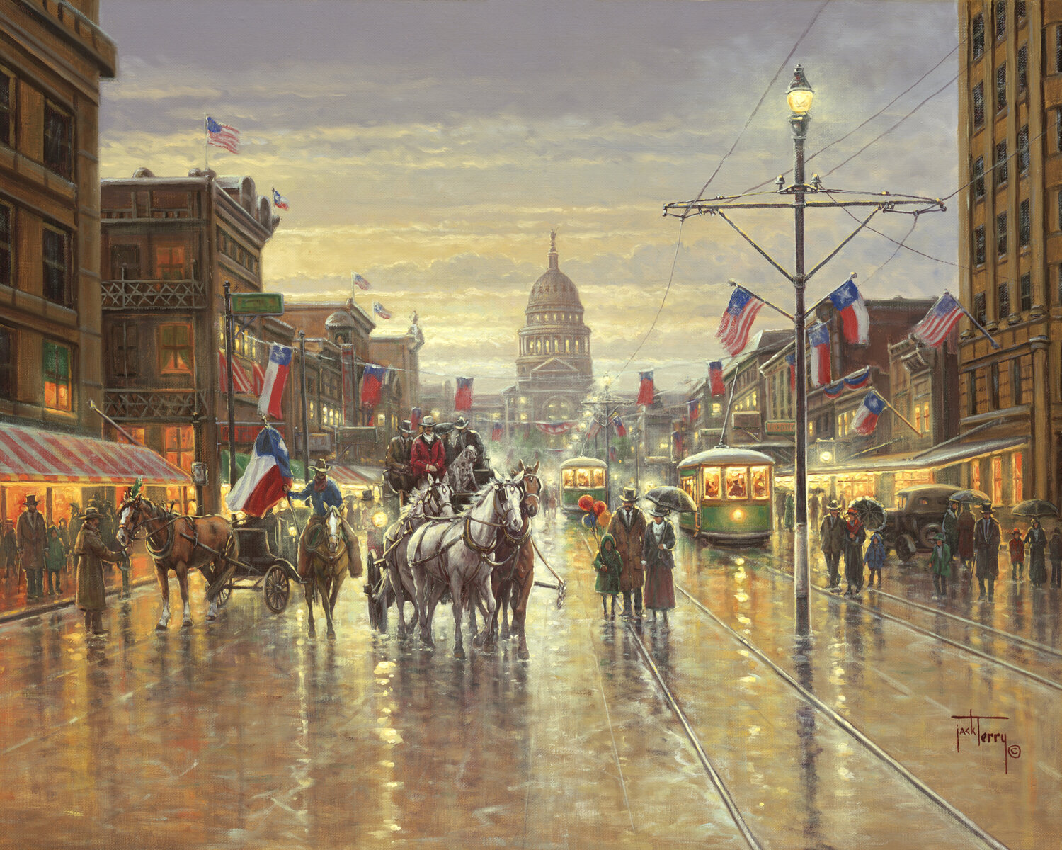 After the Centennial Parade Jack Terry Impresión en venta