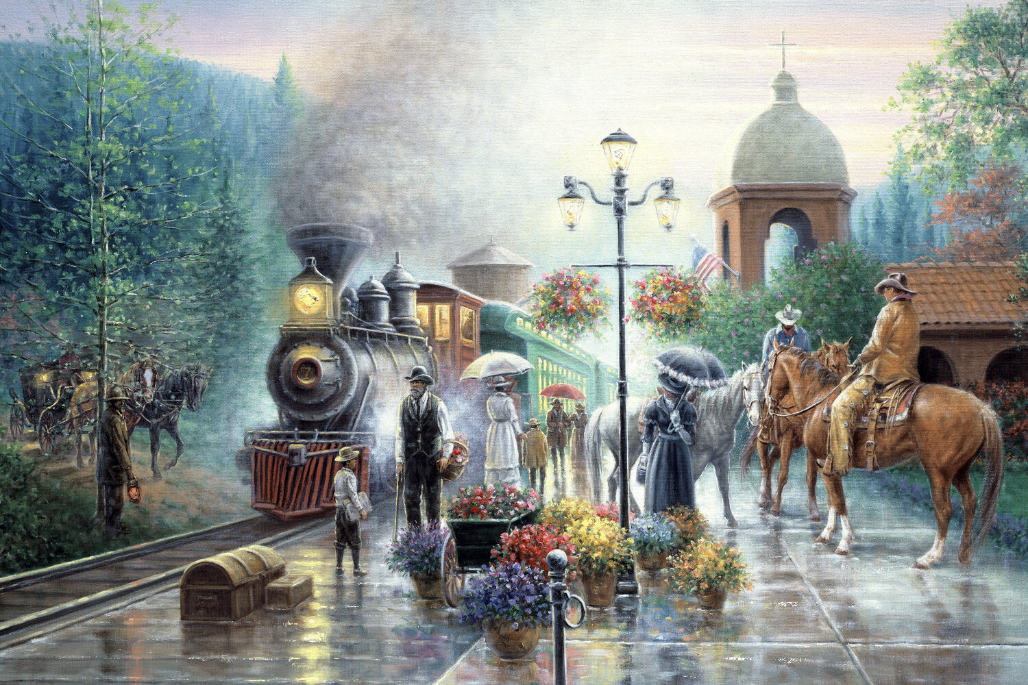 Flowers for the Misses Jack Terry Print for sale