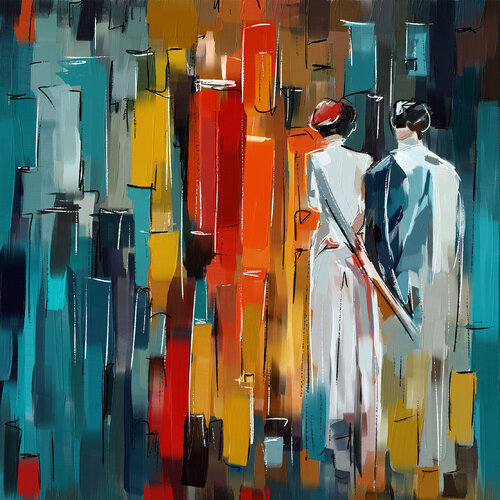 Passing Through Color van Tim Gilliland, Andere media te koop op Singulart