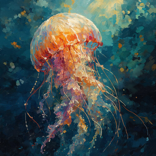 Weightless Glow, Jellyfish di Tim Gilliland, Digitale in vendita su Singulart
