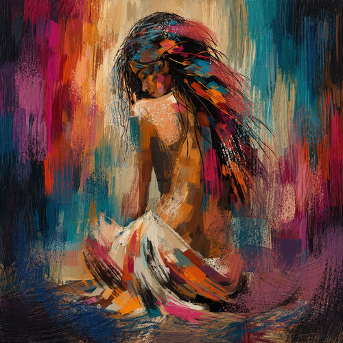 Where Color Breaks P 30x30 von Tim Gilliland, Digital kaufen auf Singulart