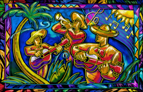 mariac-painting p 28x18 by Tim Gilliland, Digital for Sale on Singulart