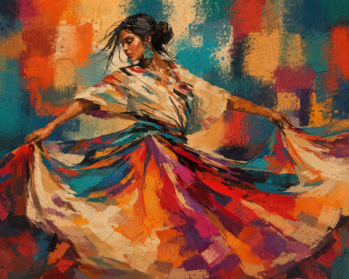 When Texas Moves C 60x48 by Tim Gilliland, Digital for Sale on Singulart