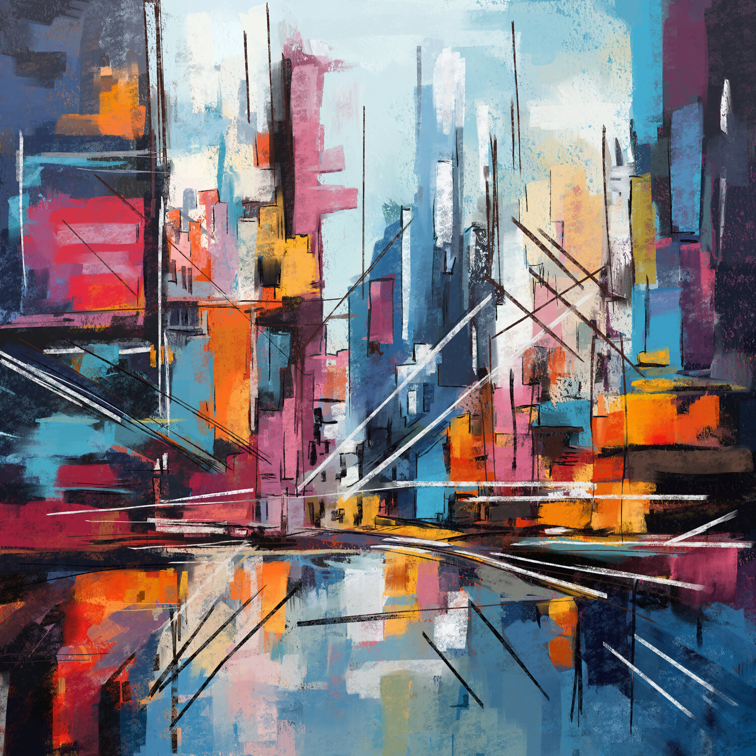Fractured Skyline Tim Gilliland Andere media te koop