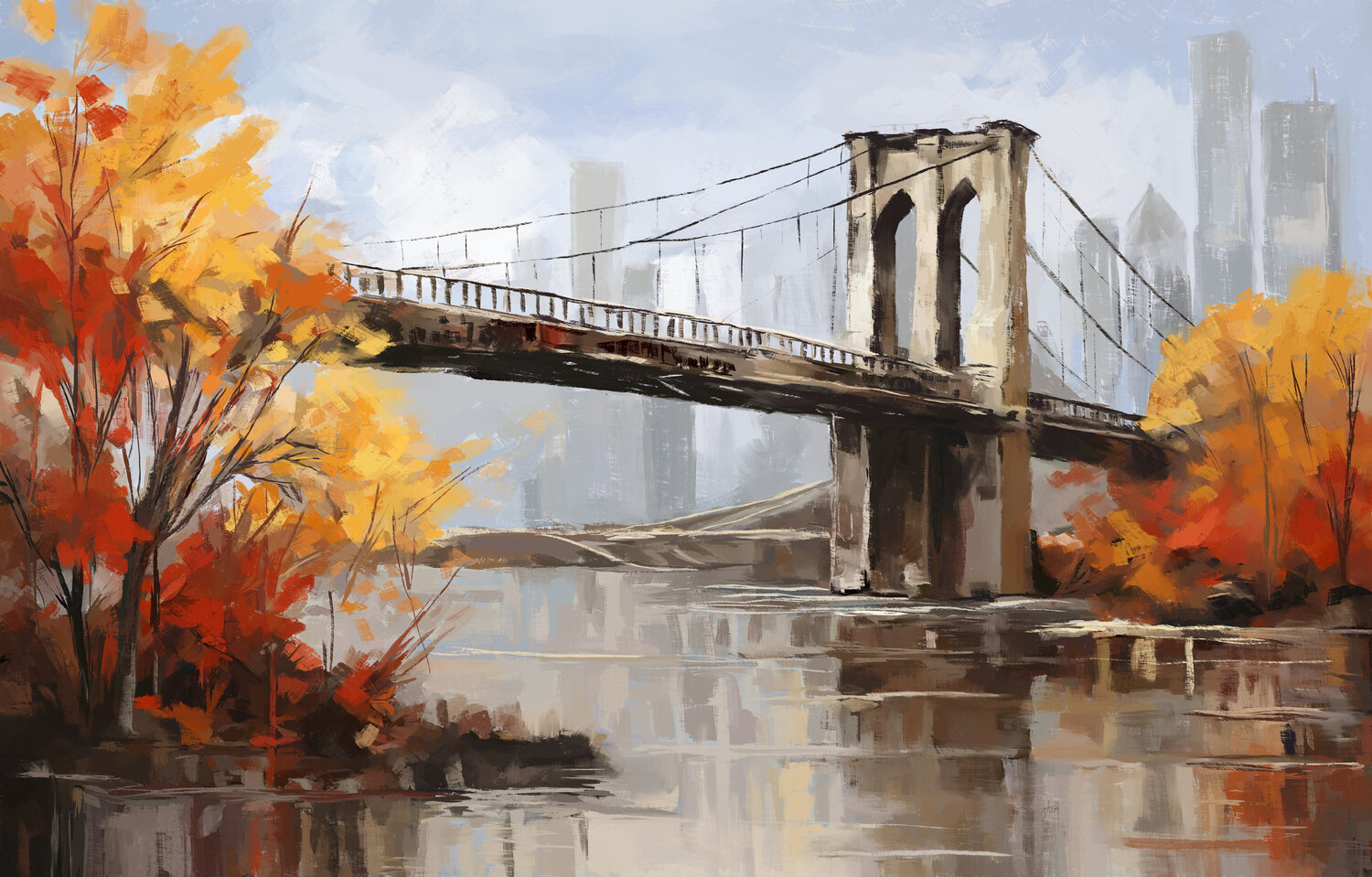 Bridge Between Seasons Tim Gilliland Digital for sale