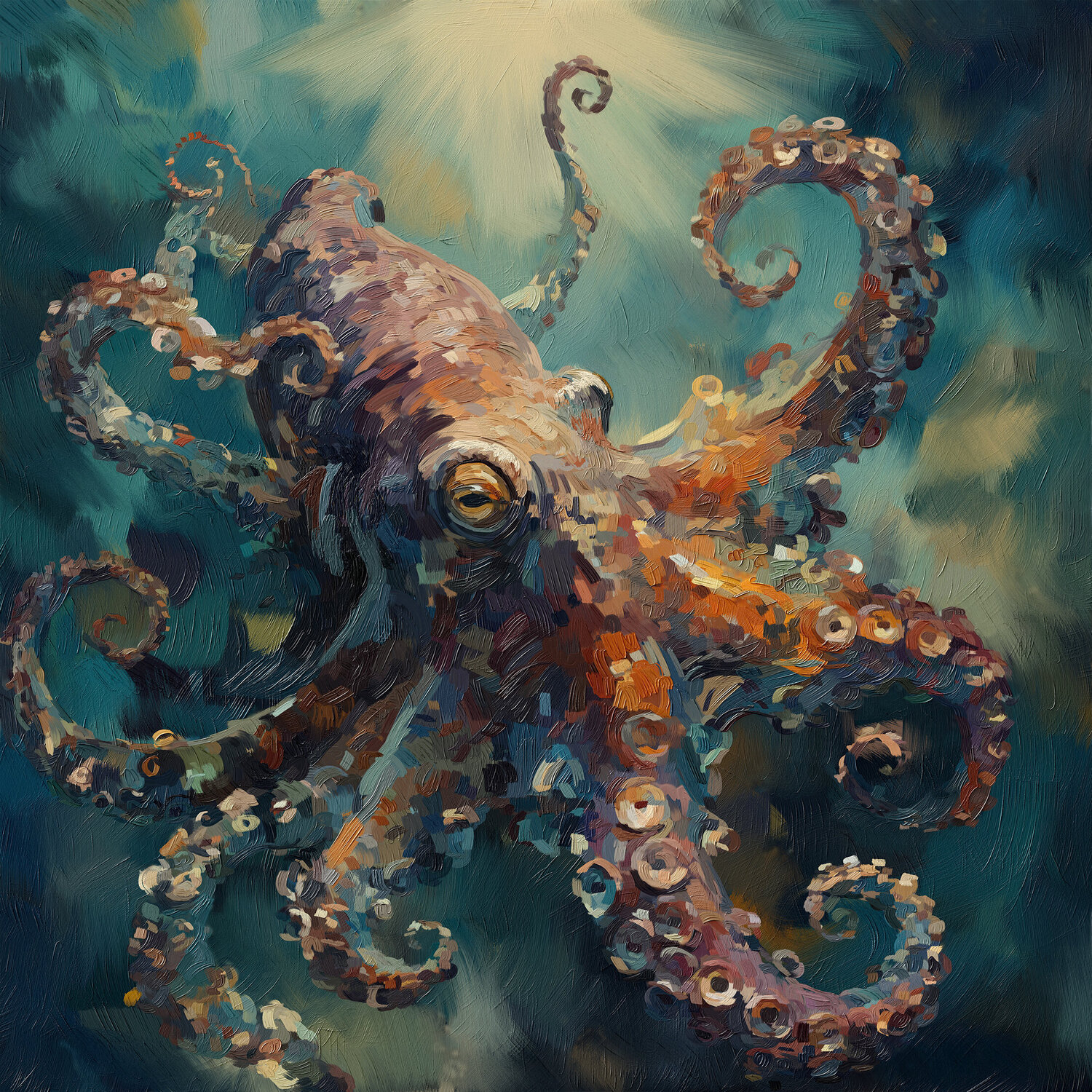 Tidebound Octopus Tim Gilliland Digital zu verkaufen
