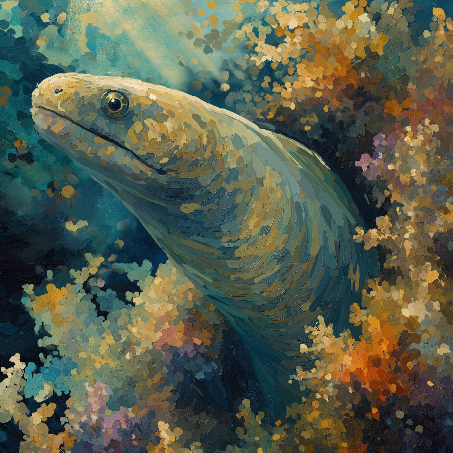 Silent Watcher, Moray Eel Tim Gilliland Digitale in vendita