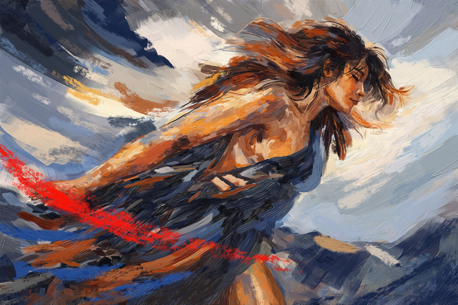 Becoming Wind Tim Gilliland Digital en venta