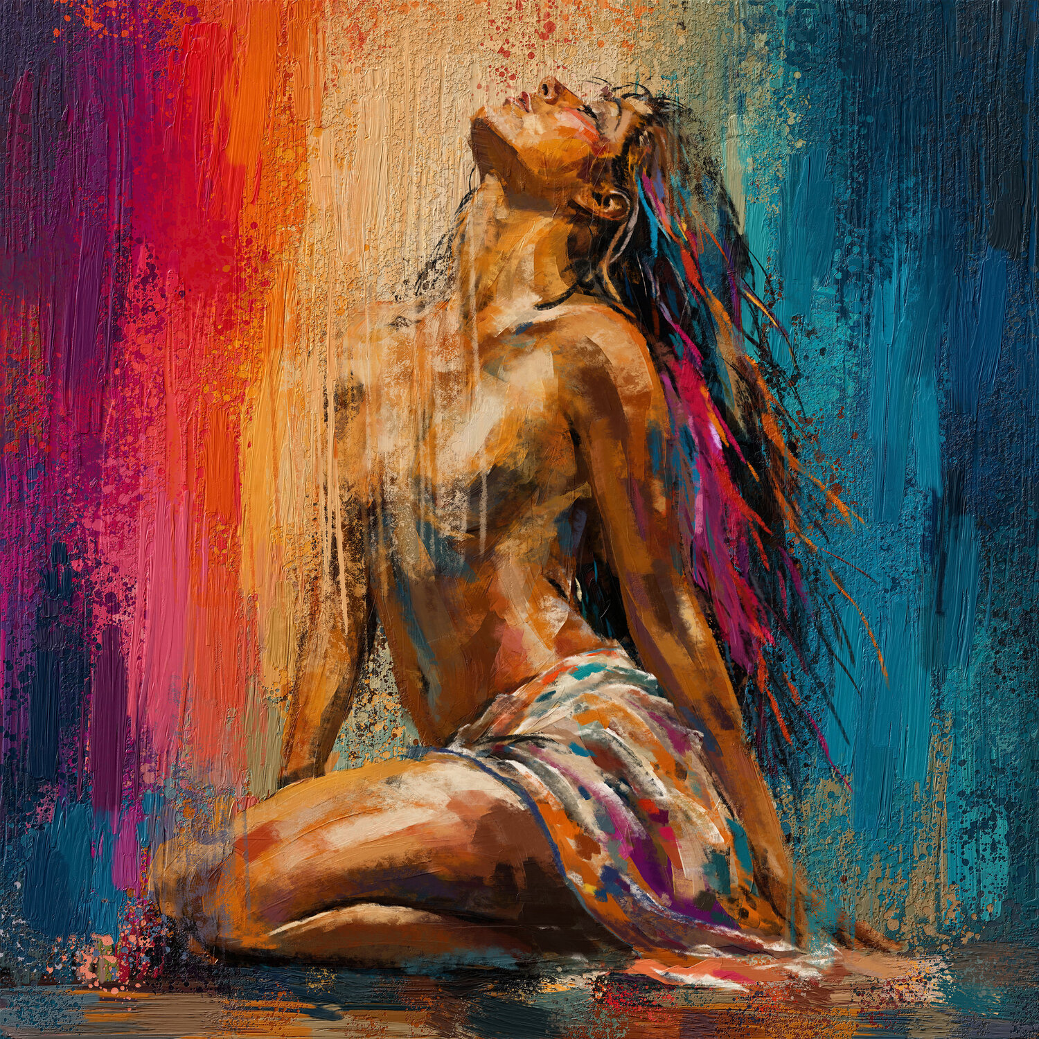 Electric Reverie P 40x40 Tim Gilliland Digital à vendre