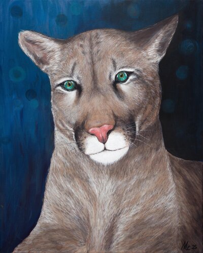 Silent Gaze van Michaele Calderone, Schilderij te koop op Singulart