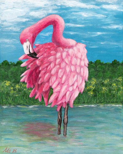 Graceful Pose van Michaele Calderone, Schilderij te koop op Singulart