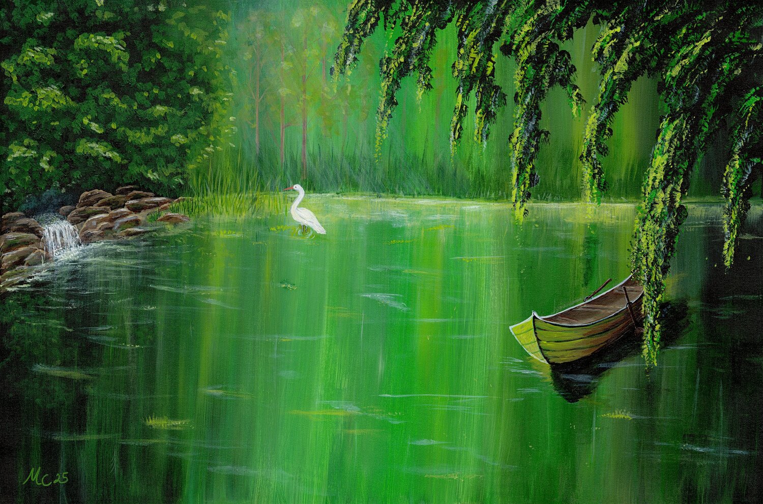 Serenity Michaele Calderone Original painting for sale