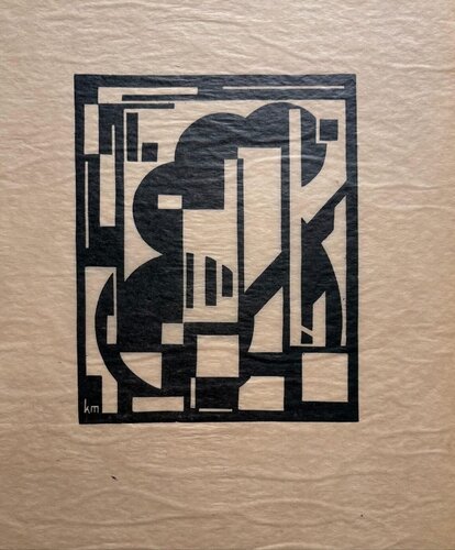 Untitled (abstract composition) by Karel Maes, Print for Sale on Singulart