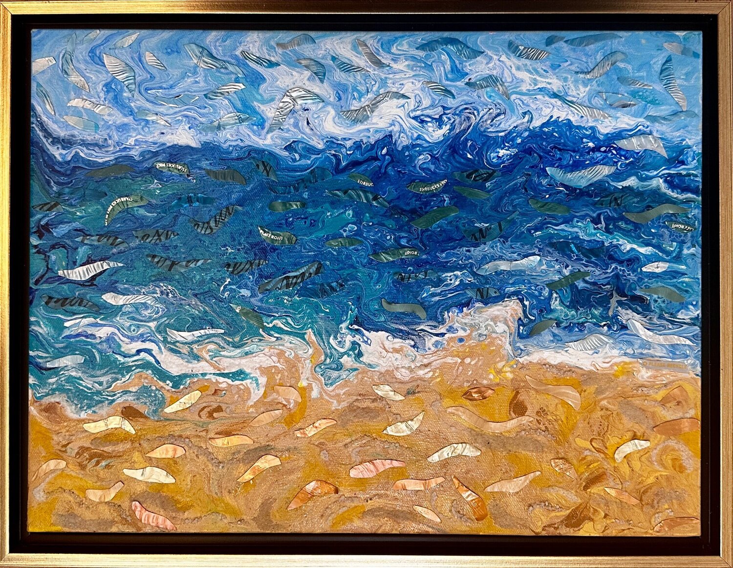 Stormy Seas Sofia Gawer Original painting for sale