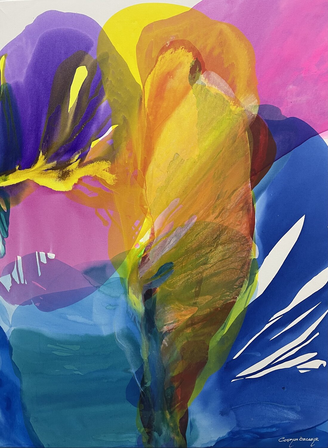Serenade of Colors COSKUN OZCAKIR Origineel schilderij te koop