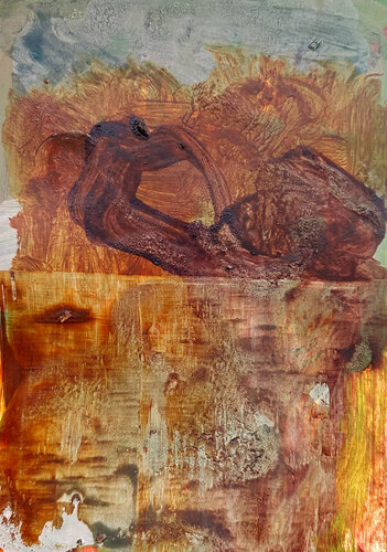 Earth Fragment 050526 par Isabelle Van Brussel, Peinture en vente sur Singulart