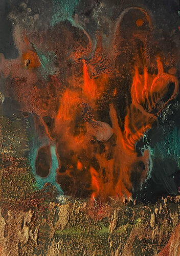 Earth Fragment 160526 van Isabelle Van Brussel, Schilderij te koop op Singulart