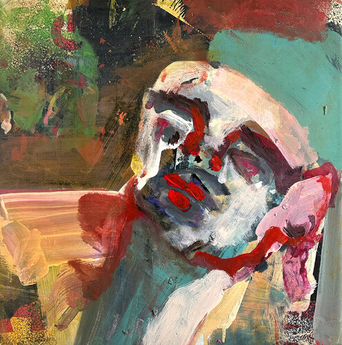 YOU 1  - an organic emotional landscape par Isabelle Van Brussel, Peinture en vente sur Singulart