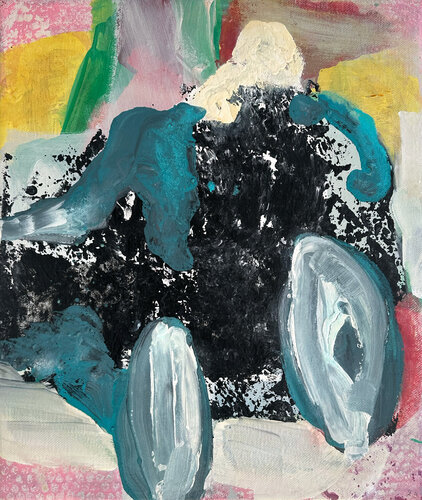 A Rolling Stone • FLOW 020925 par Isabelle Van Brussel, Peinture en vente sur Singulart