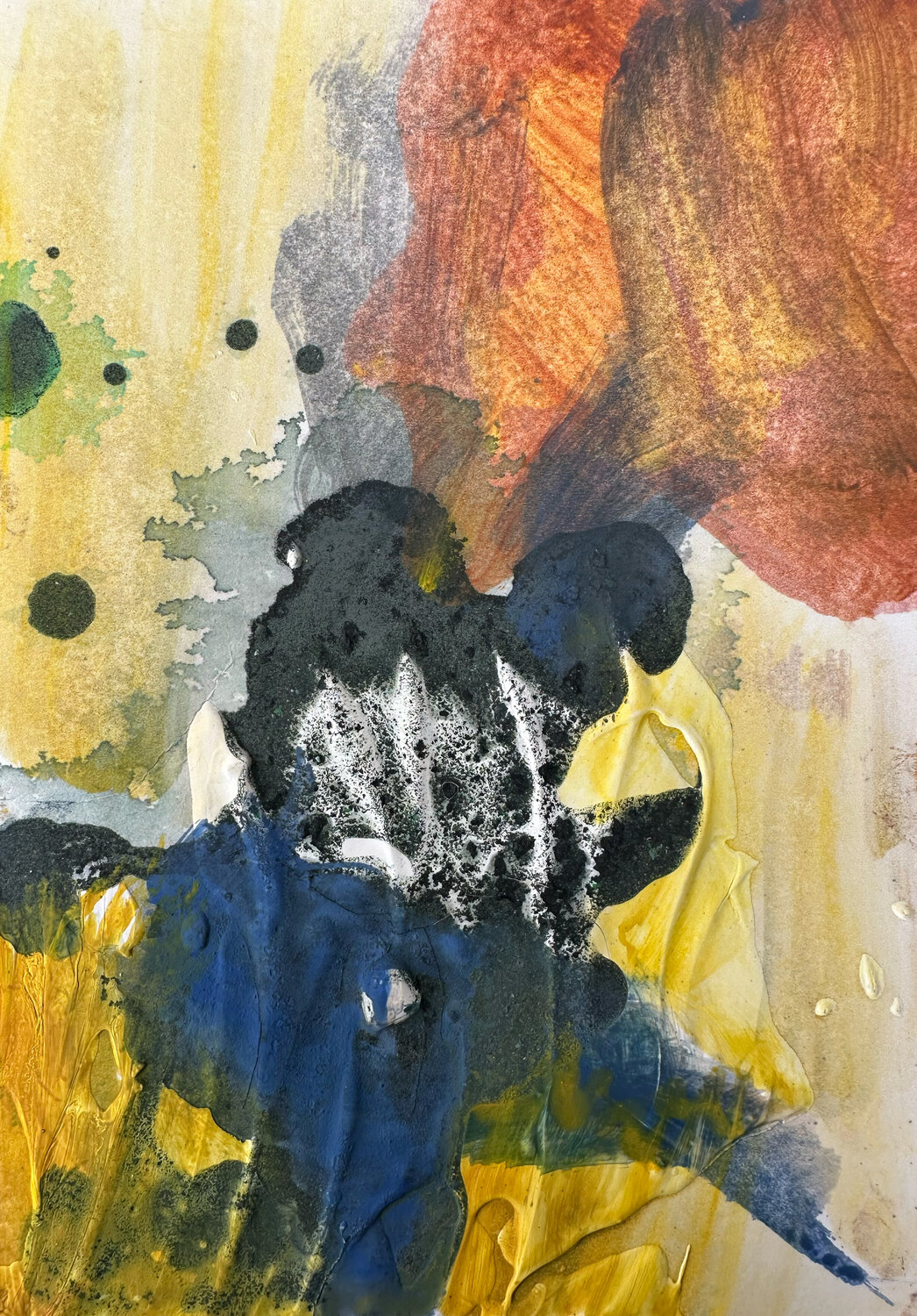 Earth Fragment EF020626 Isabelle Van Brussel Original painting for sale