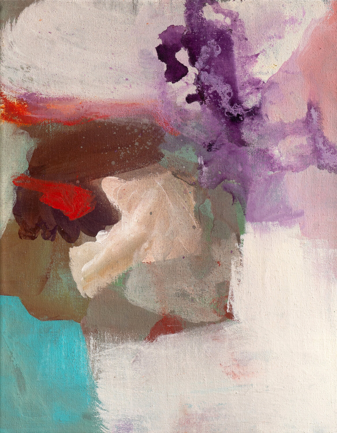 Anxiety Mind - Abstract LandEscape 050823 Isabelle Van Brussel Original painting for sale