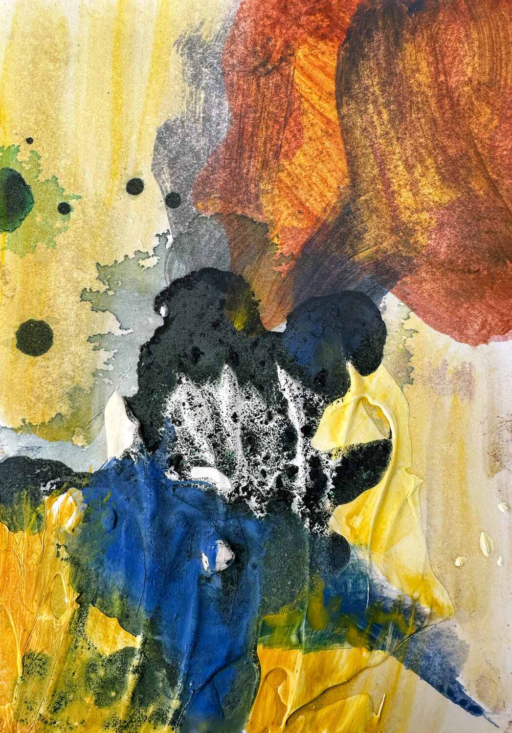 Earth Fragment 060626 Isabelle Van Brussel Original painting for sale