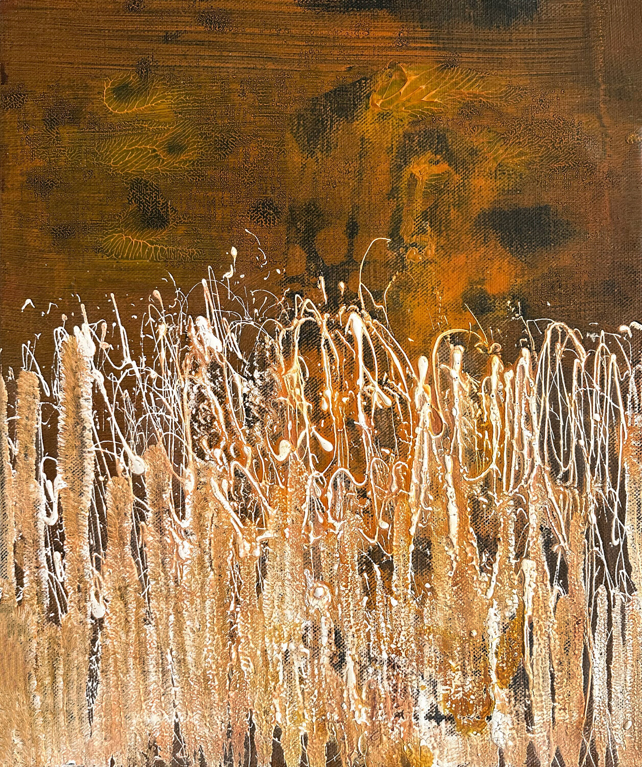 the grass is always greener on the other side Isabelle Van Brussel Original painting for sale