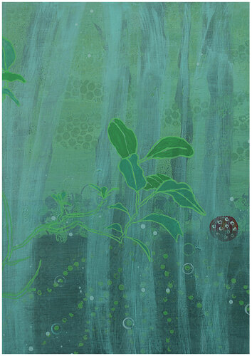 Amongst The Whispering Trees (detail) di Lisa Buckland, Stampa in vendita su Singulart