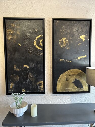 Obscurité et lumiere di Domy Auger, Pittura in vendita su Singulart