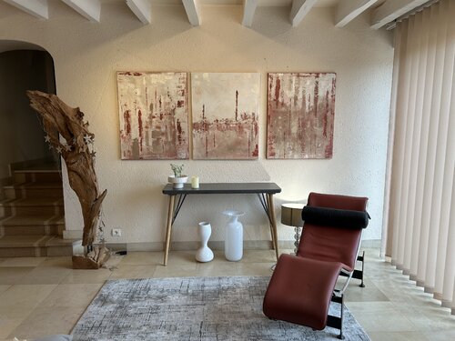 Triptyque doux di Domy Auger, Pittura in vendita su Singulart