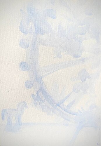 Midnight Fairground by Lera Ost, Painting for Sale on Singulart