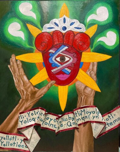 Teyolia, lo que da vida a la gente by Jorge Humberto Tapia Perez, Painting for Sale on Singulart