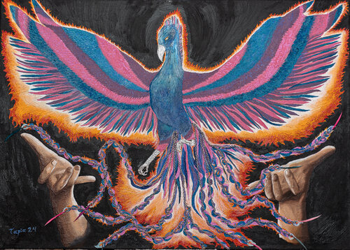 Resurgimiento de Jorge Humberto Tapia Perez, Pintura a la venta en Singulart
