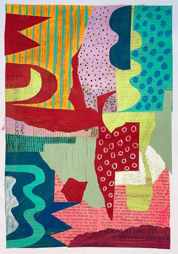abstract 26-04-21 di Gary Birch, Altri media in vendita su Singulart