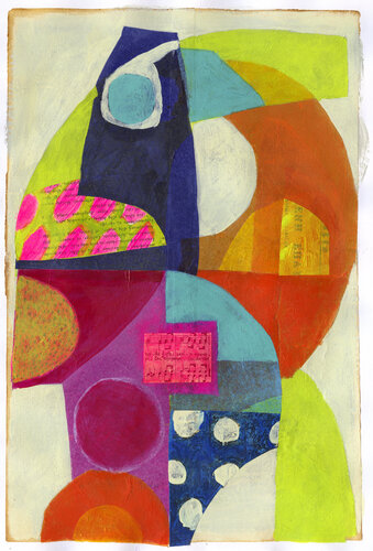 Greek abstract 26-05-18 par Gary Birch, Œuvre sur papier en vente sur Singulart