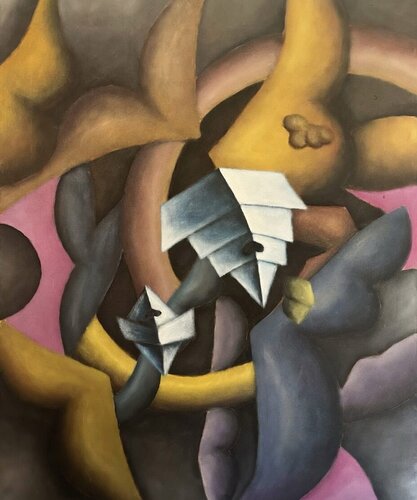 Verbindungen 2 by David Holzer, Painting for Sale on Singulart