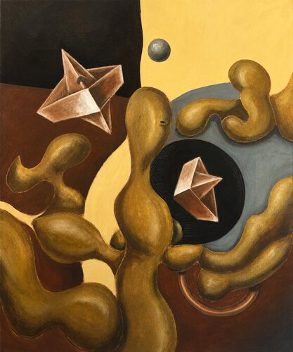Hinter den Kulissen 4 de David Holzer, Pintura a la venta en Singulart