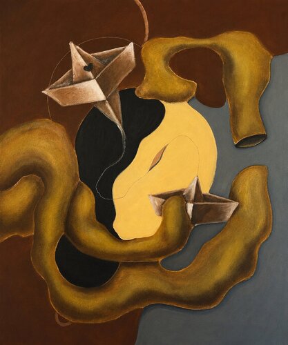 Hinter den Kulissen 6 by David Holzer, 絵画 for Sale on Singulart