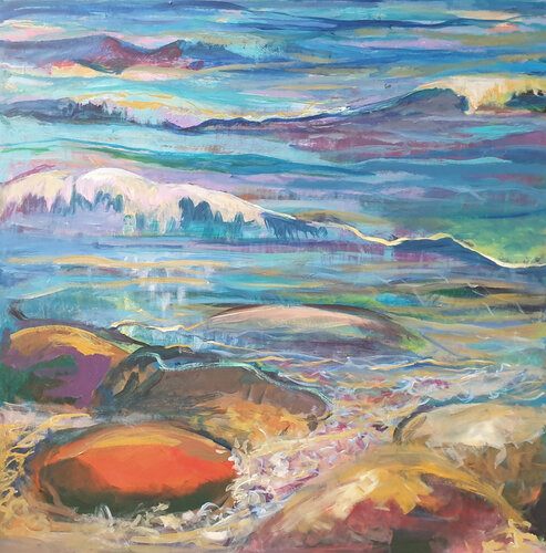 RIPPLES par Erika Aasa, Peinture en vente sur Singulart